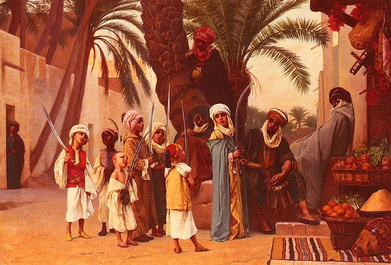 Gustave Boulanger A Tale of 1001 Nights china oil painting image